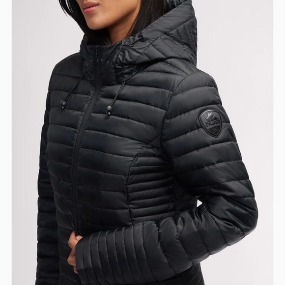 🇨🇦 Pajar ASTRAL WOMEN'S LIGHTWEIGHT PACKABLE Black Hoodie Quilted PUFFER L - Picture 1 of 12